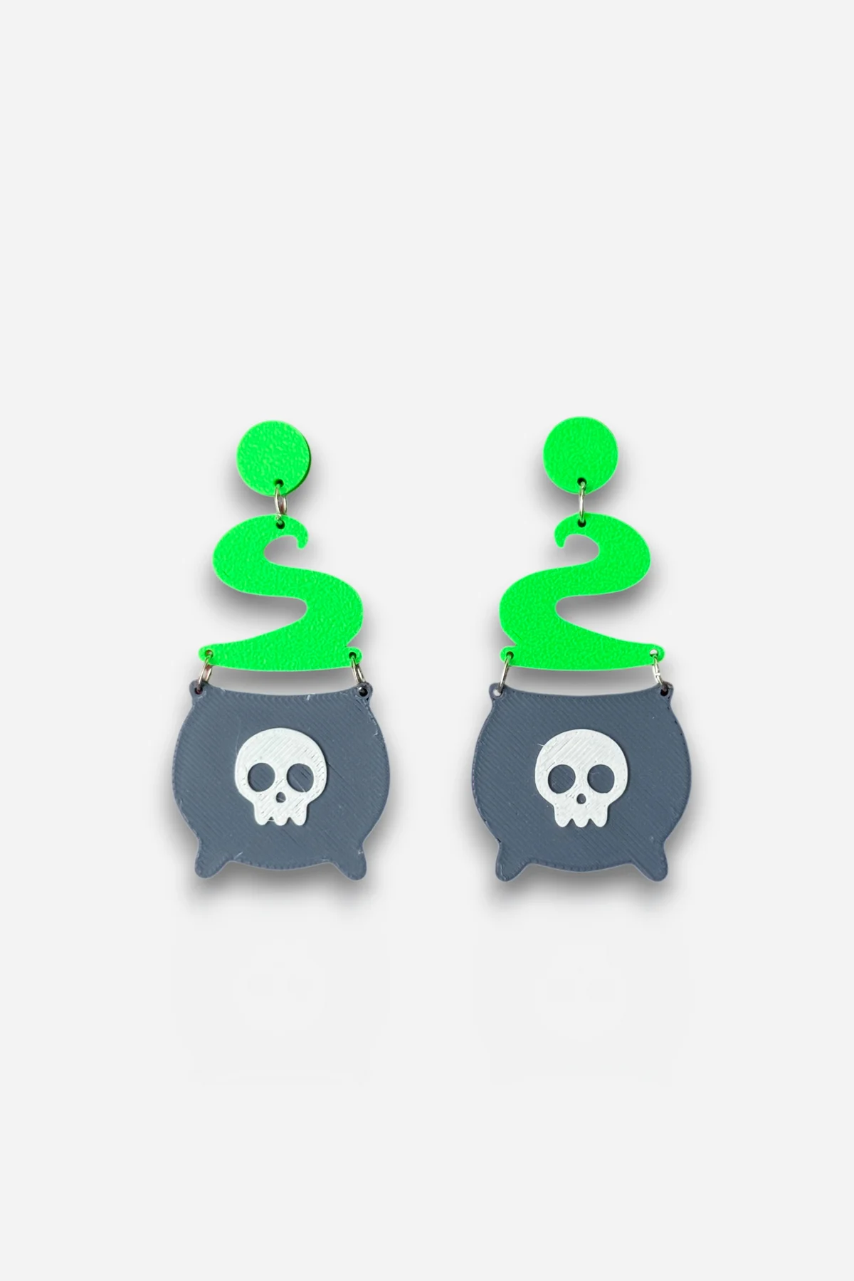 Halloween Cadılar Bayramı İksir Kazanı Özel Tasarım Küpe
