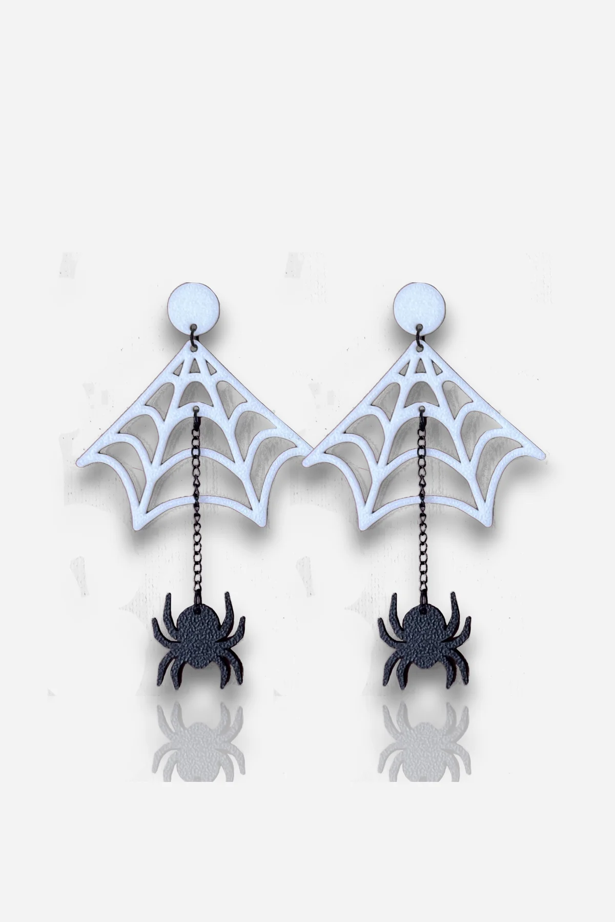 Halloween Cadılar Bayramı Örümcek Ağı Özel Tasarım Küpe